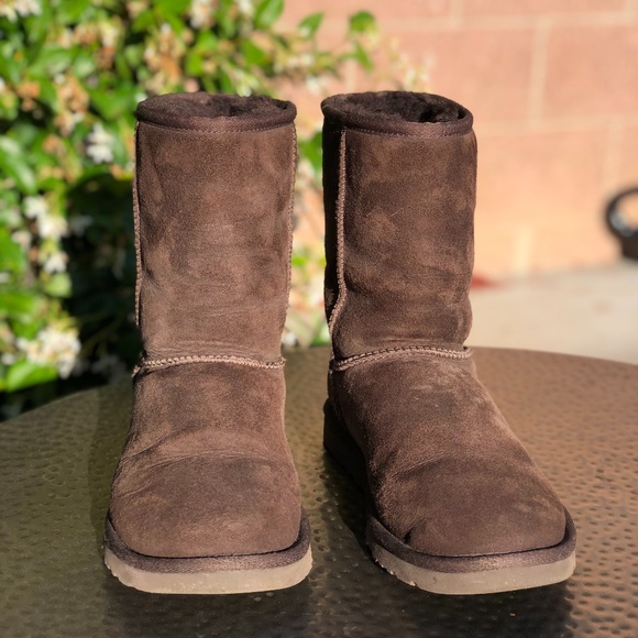 UGG Boots Dark Brown Size 6 - Picture 1 of 9